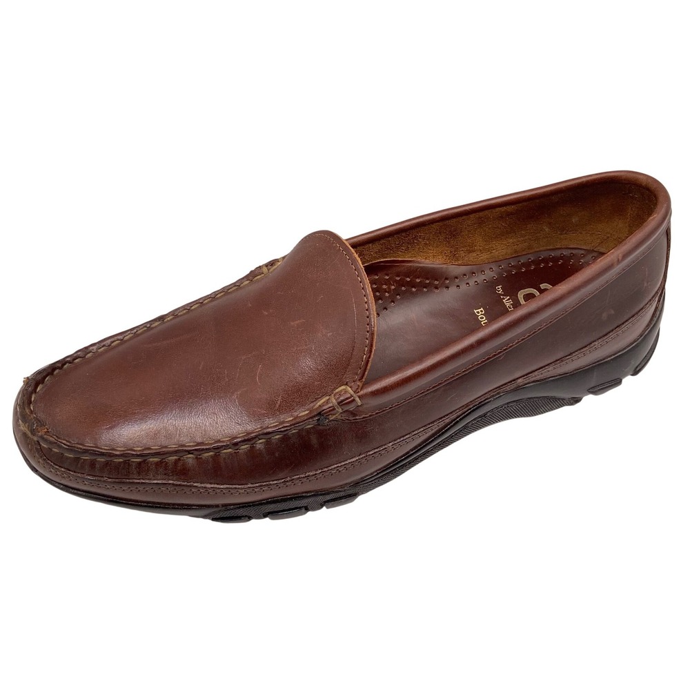 Allen Edmonds Mens Boulder Handsewn Driving Loafer Moc Toe Leather Brown 11 D